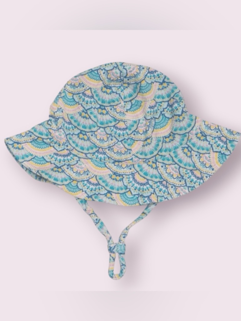 NWTโ Angel Dear Baby Girl Bamboo Pastel Sun Hat Adjustable Beach Swim Vacation
